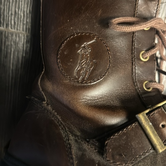 🍍 Polo Hayward Dark Brown Smooth Pull Up Boots🍍sz 10🍍I-2 - Picture 5 of 5